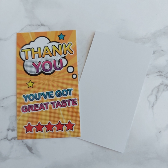 ♥️ 5x25 / 50 Thank You Cards - Picture 5 of 13